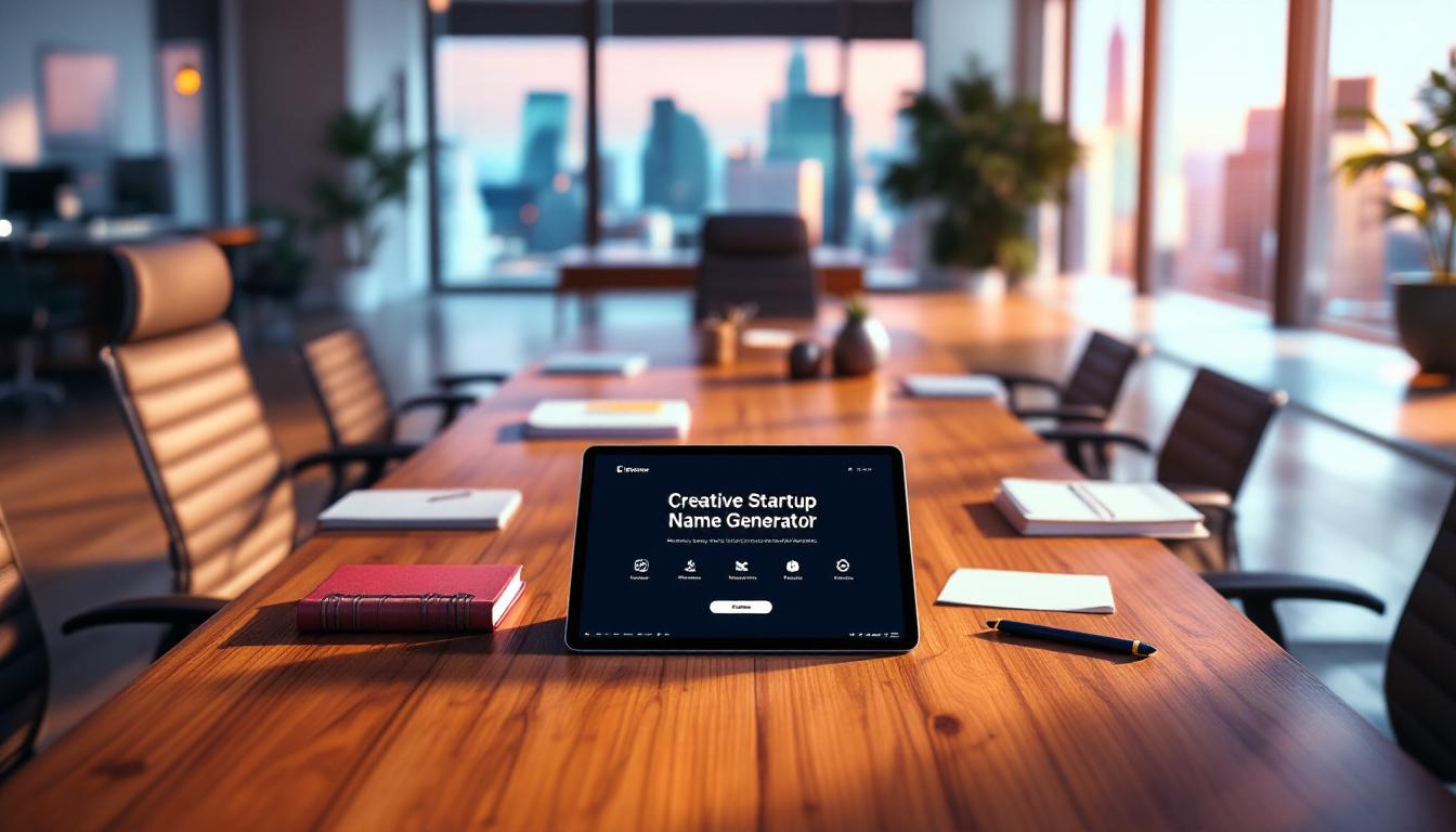 Quel generateur nom entreprise pour votre startup